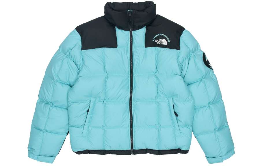 THE NORTH FACE Down Jackets Men's Sky Blue Stand Collar Moderate Other