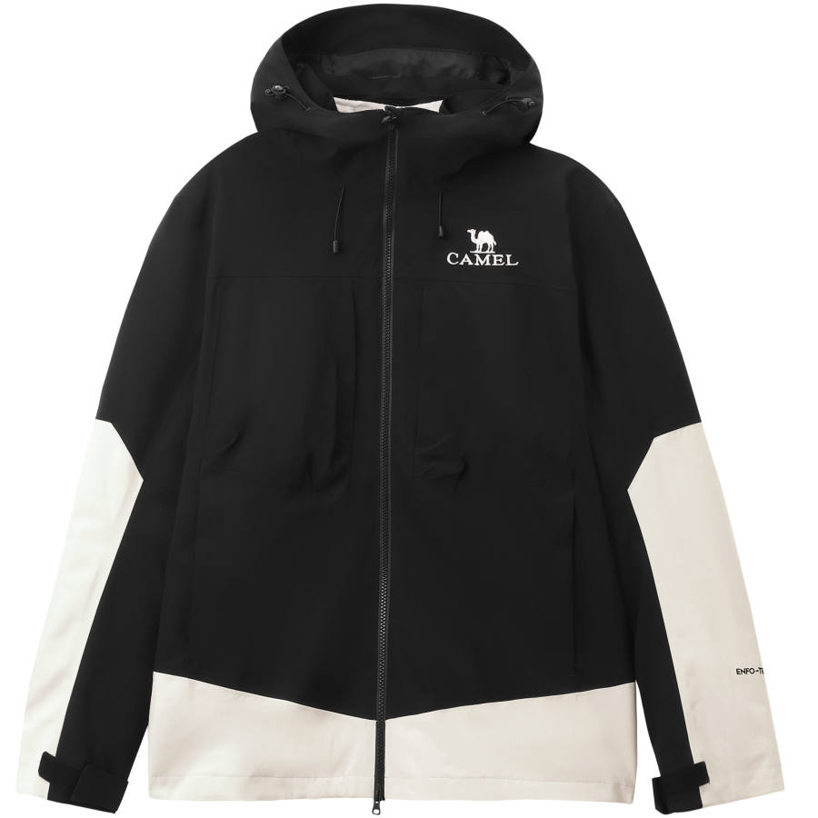 CAMEL CAMEL Windbreaker Jackets Unisex Hooded Moderate