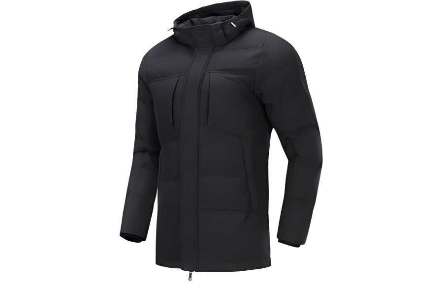 Li-Ning Li Ning Sports Basketball Collection Down Jackets Men's New Standard Black Stand Collar Thickened Other