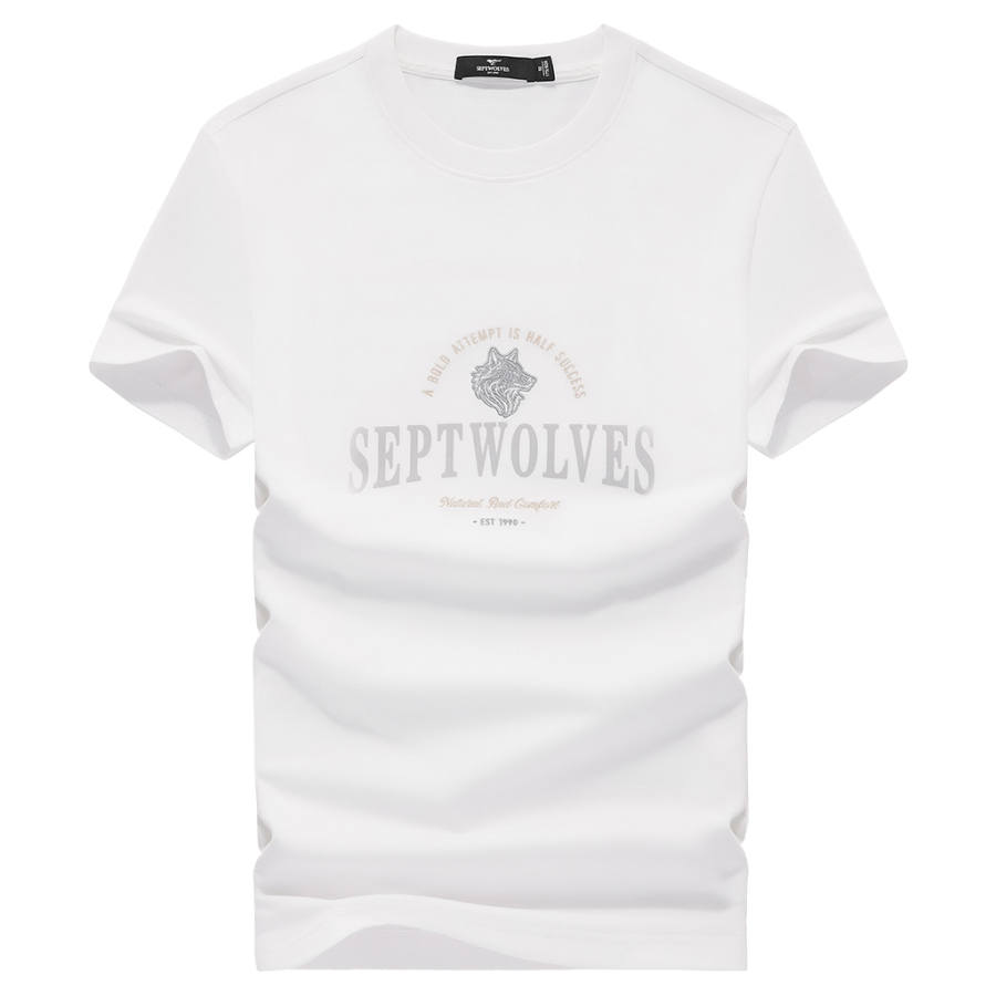 SEPTWOLVES SEPTWOLVES T Shirt Unisex Raw White