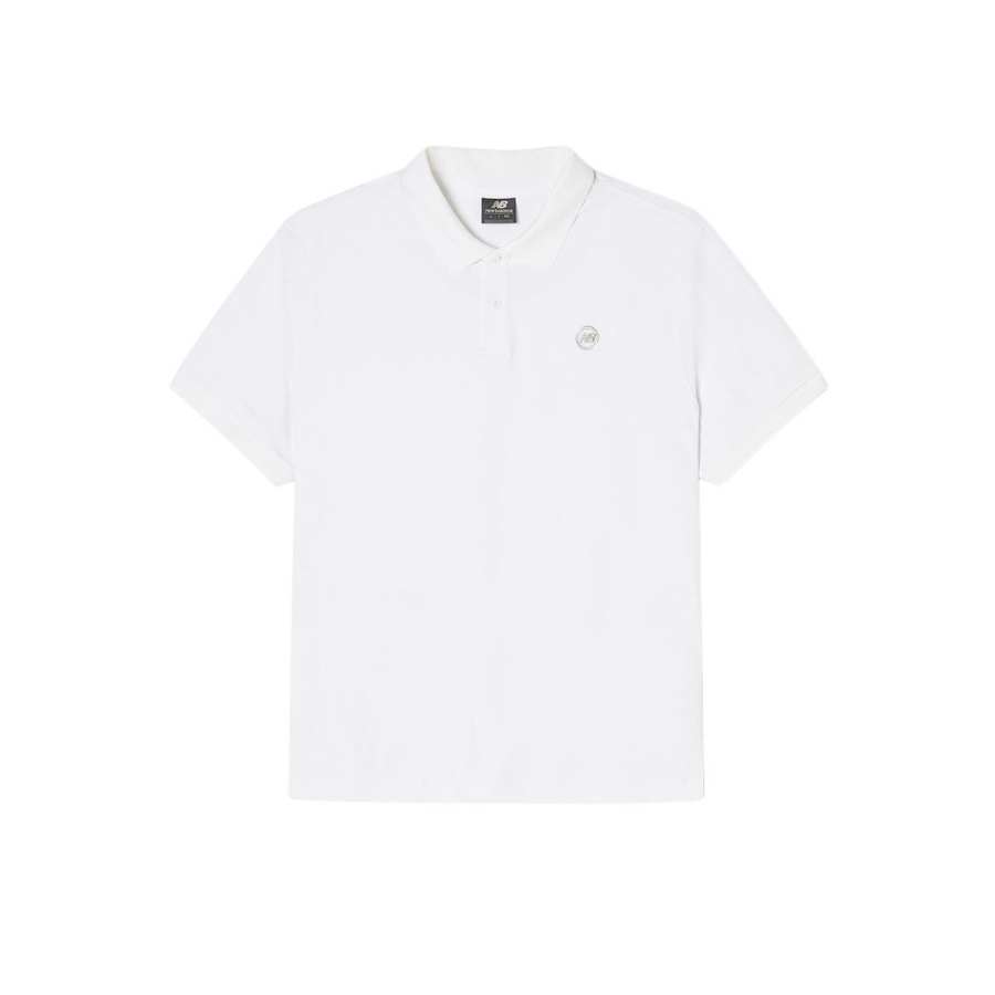 New Balance New Balance FROZENSTANDARD FIT Polo Shirt Men's 10 White