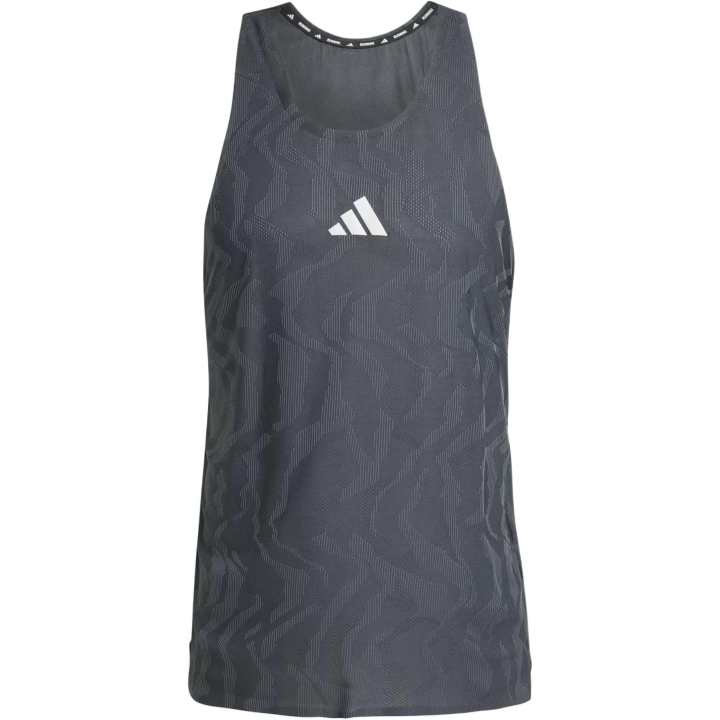 Adidas Adidas Clothing Tank Tops Men's Gray Crew Neck Moderate Racerback