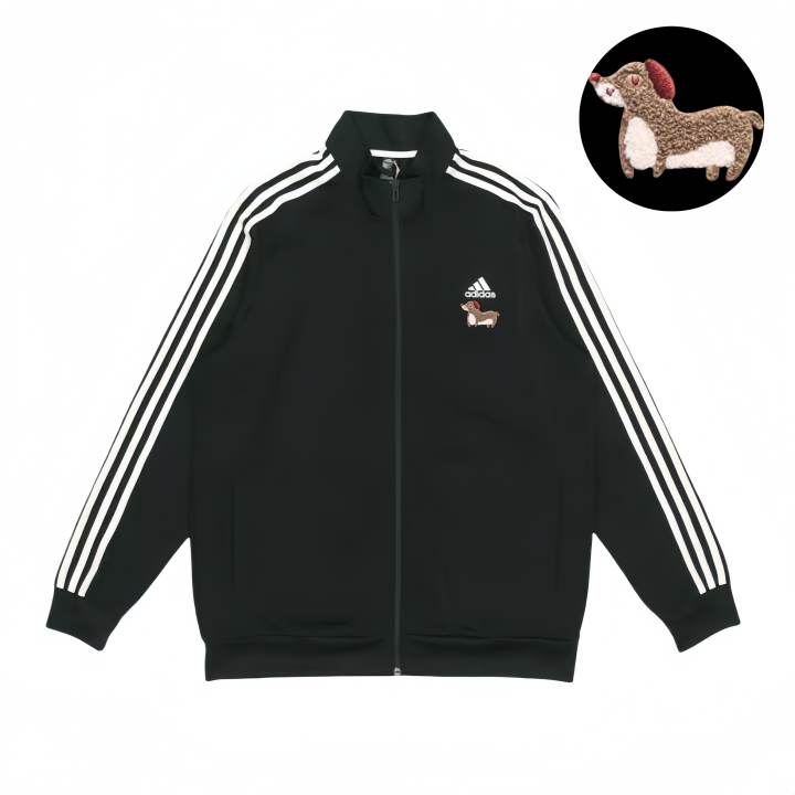 Adidas Adidas Jackets Unisex Black Stand Collar Moderate Pilot