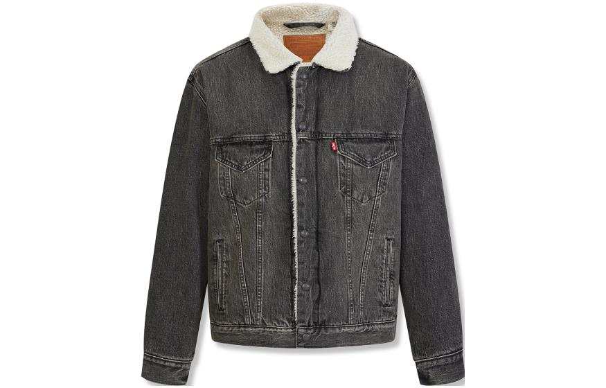 Levis Levis Denim Jackets Men's Black Lapel Moderate Other