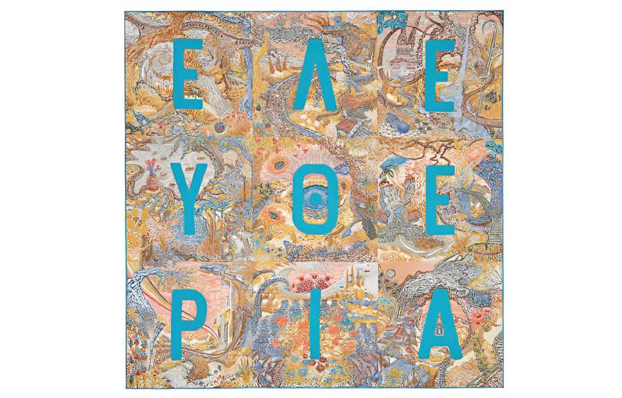 HERMES HERMES Scarves Unisex Blue