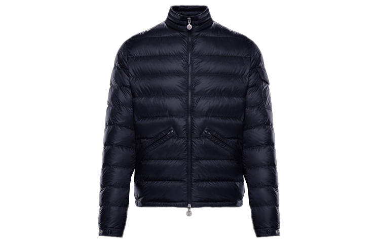 Moncler Moncler Rib Bone Down Jacket Men's Dark Blue