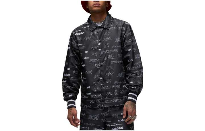 Jordan Jordan Flight MVP Jackets Men's Black Lapel Moderate Other