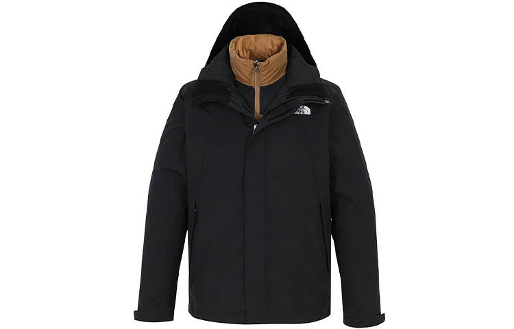 THE NORTH FACE Waterproof And Windproof To Keep Warm Windbreaker Jacket Men's Black