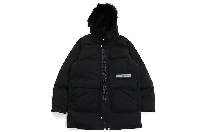 A BATHING APE Bape Loose Fit Long Down Coat