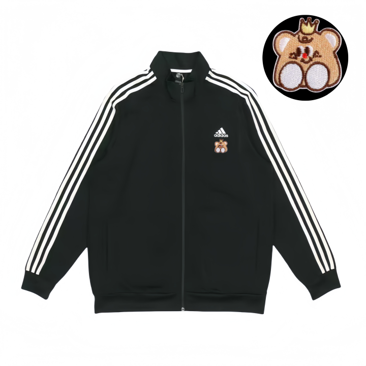 Adidas Adidas Jackets Unisex Black Stand Collar Moderate Pilot