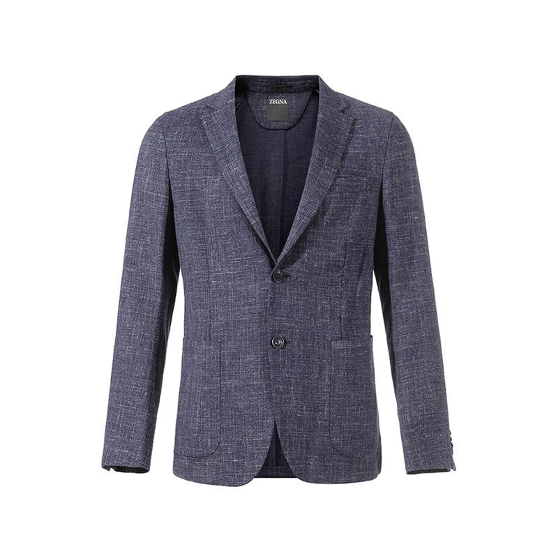 Ermenegildo Zegna FW24 Casual Suit Business Suit Men's Mixed Blue