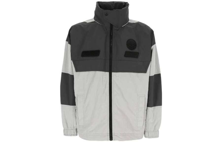 HUGO BOSS 【Best of: PromotionsPrevious Season】logo-patch colour-block hooded jacket
