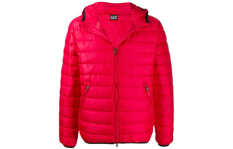EMPORIO ARMANI EA7 Down Jacket Men's Red