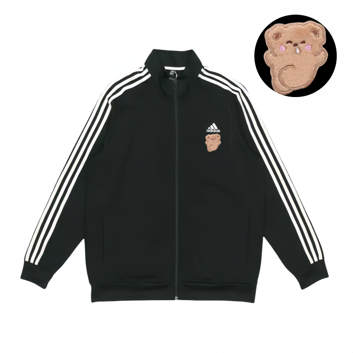 Adidas Adidas Jackets Unisex Black Stand Collar Moderate Pilot
