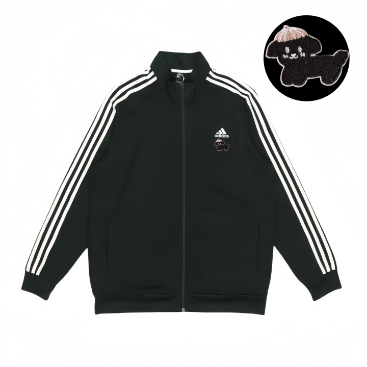 Adidas Adidas Jackets Unisex Black Stand Collar Moderate Pilot