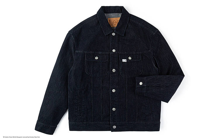 Lee Lee Denim Jackets Men's Washed Lapel Moderate Straight Fit