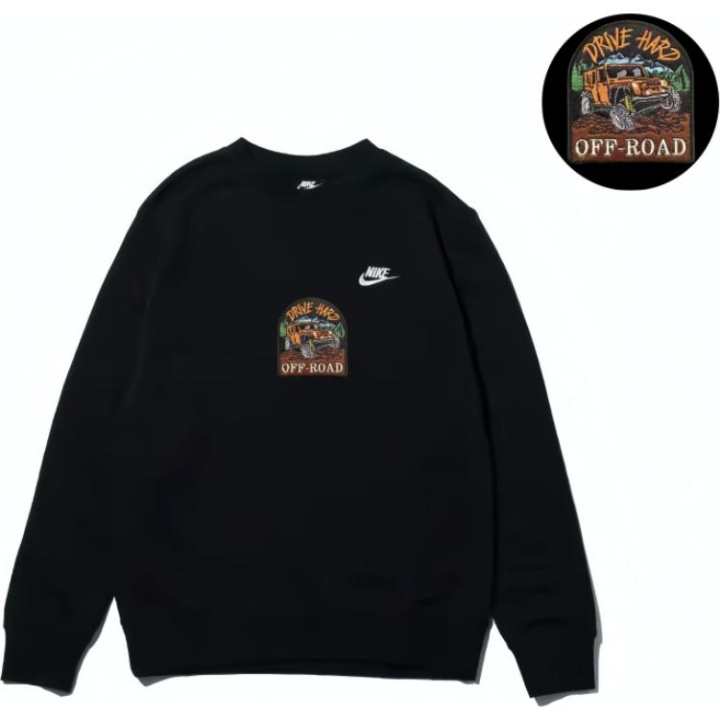 Nike Nike Sweatshirts Unisex Black Crew Neck Moderate