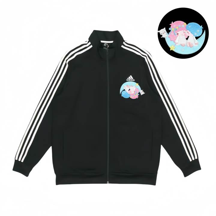 Adidas Adidas Jackets Unisex Black Stand Collar Moderate Pilot