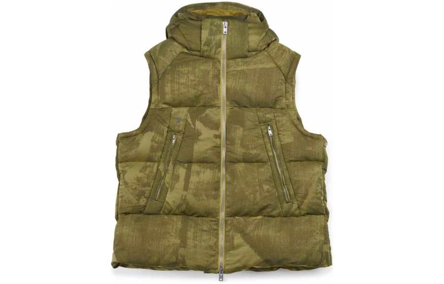 Y-3 Y 3 Vests Men's Olive Hooded Non Detachable Moderate Other
