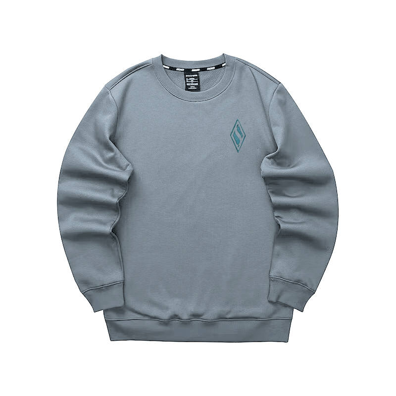 Skechers Colorful Fashionable, Comfortable, Soft, Skin Friendly, Versatile, Fleece Lined Sweatshirt Men's