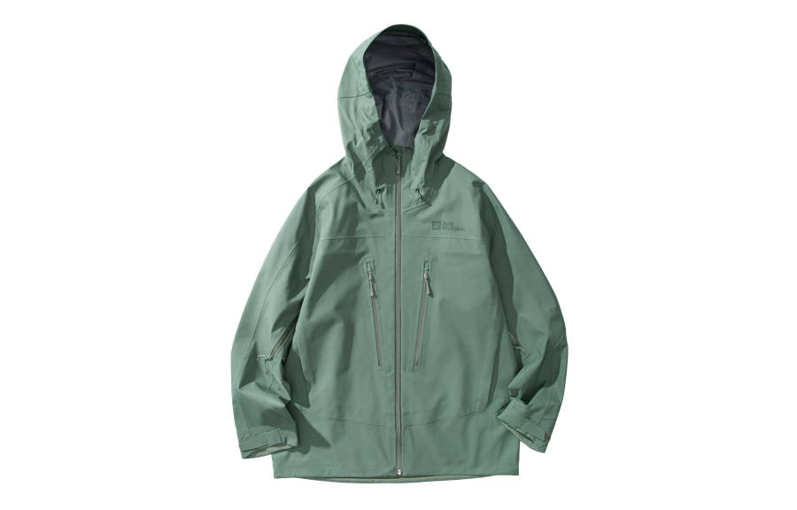 Jack Wolfskin KAMMWEG Waterproof, Windproof, Breathable, Water Repellent Windbreaker Jacket Men's