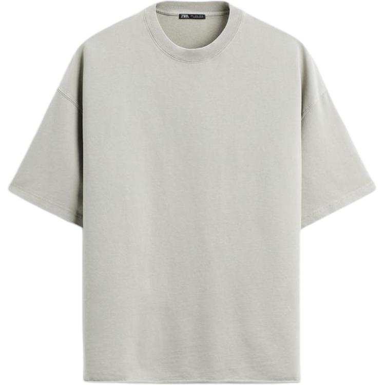 ZARA Sweatshirts Men's Bone Crew Neck Moderate