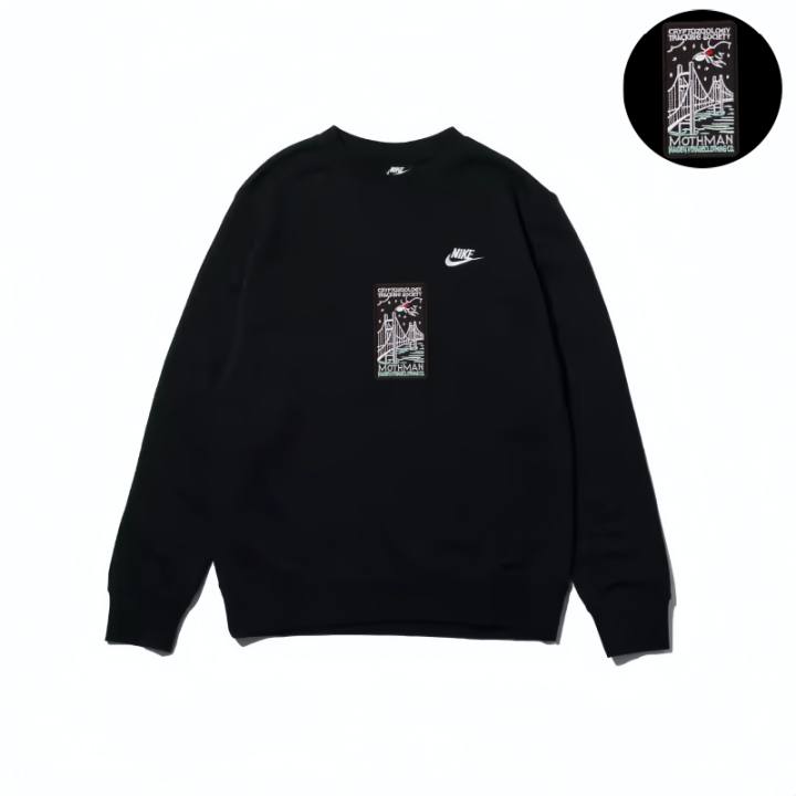 Nike Nike Sweatshirts Unisex Black Crew Neck Moderate