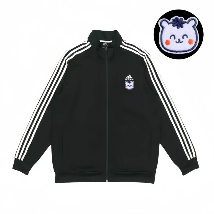 Adidas Adidas Jackets Unisex Black Stand Collar Moderate Pilot