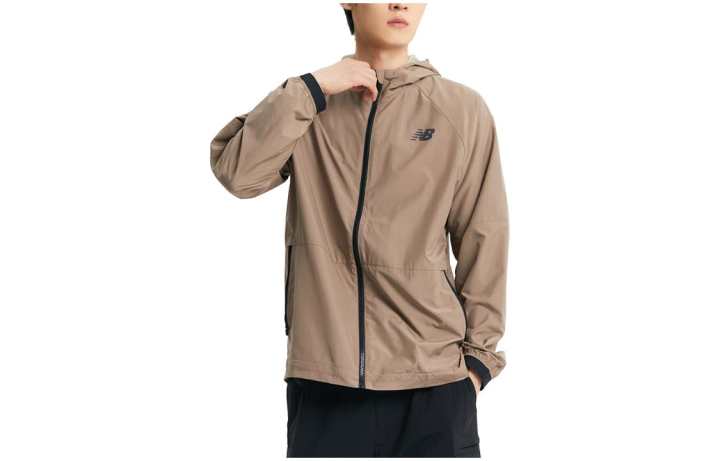 New Balance New Balance Jackets Men's Brown Hooded Moderate Other
