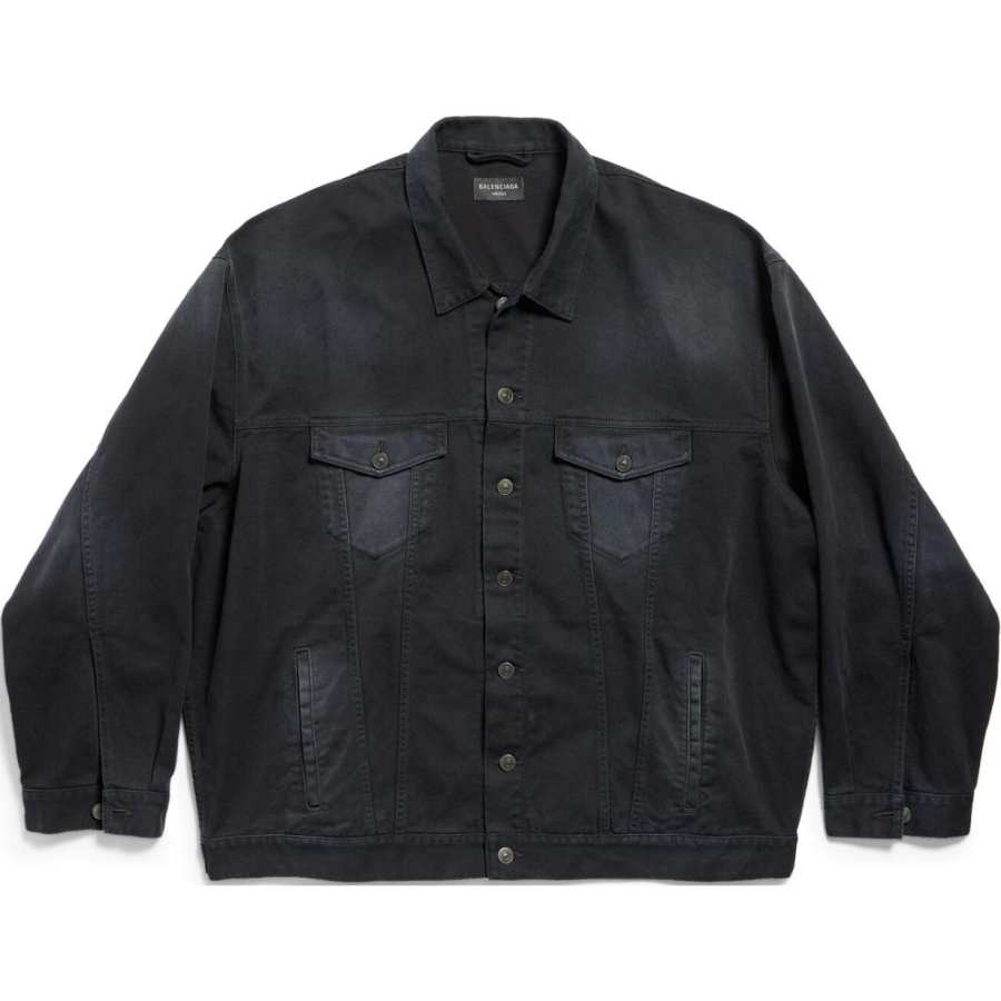 Balenciaga Balenciaga Oversized Button Up Denim Jacket