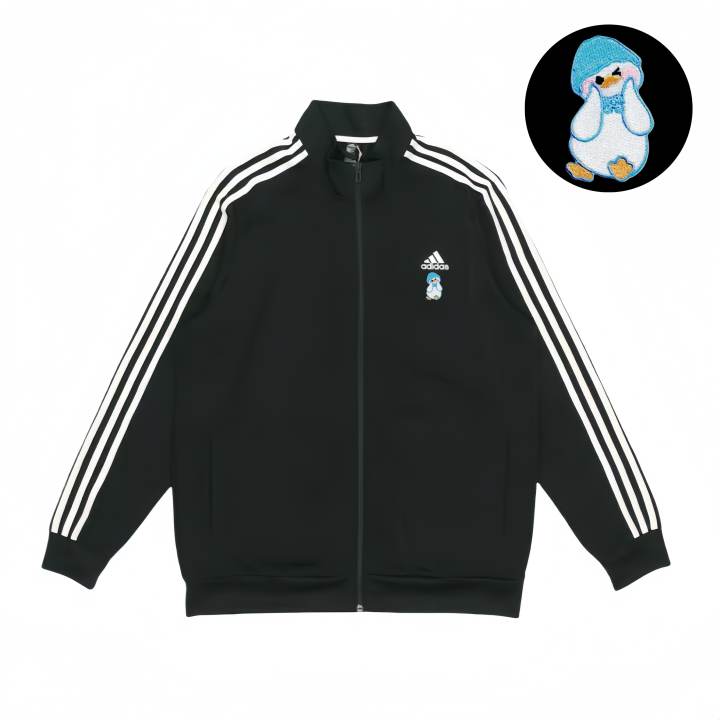Adidas Adidas Jackets Unisex Black Stand Collar Moderate Pilot