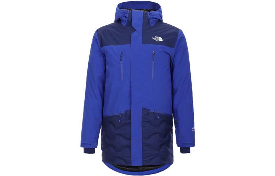 THE NORTH FACE Down Jackets Men's Blue Hooded Thickened Other