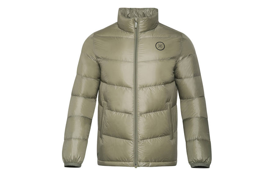 Li-Ning Li Ning Down Jacket Winter Men's Blue Grass Green
