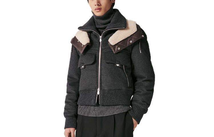 HERMES HERMES SS23 Jackets & Coats Men's Dark Gray
