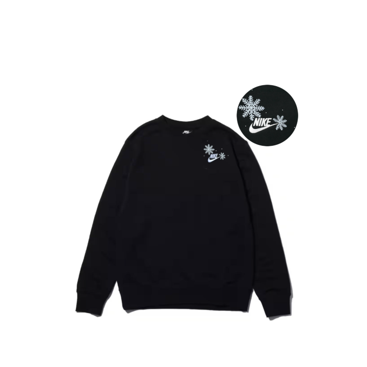 Nike Nike Sweatshirts Unisex Black Crew Neck Moderate Regular