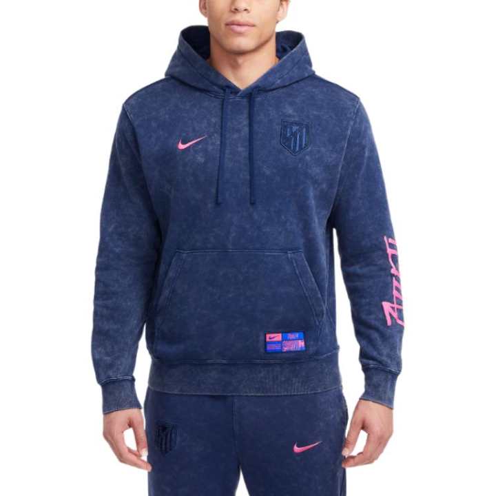 Nike Nike Atlético Madrid Club Third Men's Nike Soccer French Terry Pullover Hoodie