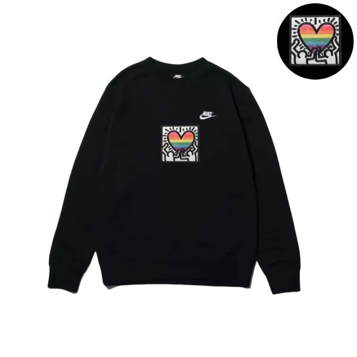 Nike Nike Sweatshirts Unisex Black Crew Neck Moderate Regular