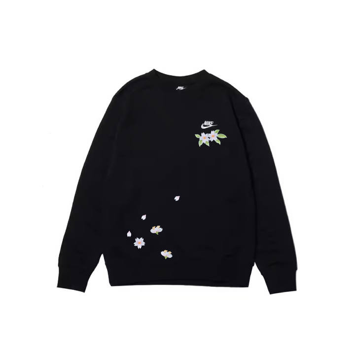 Nike Nike Sweatshirts Men's Black Crew Neck Moderate Regular
