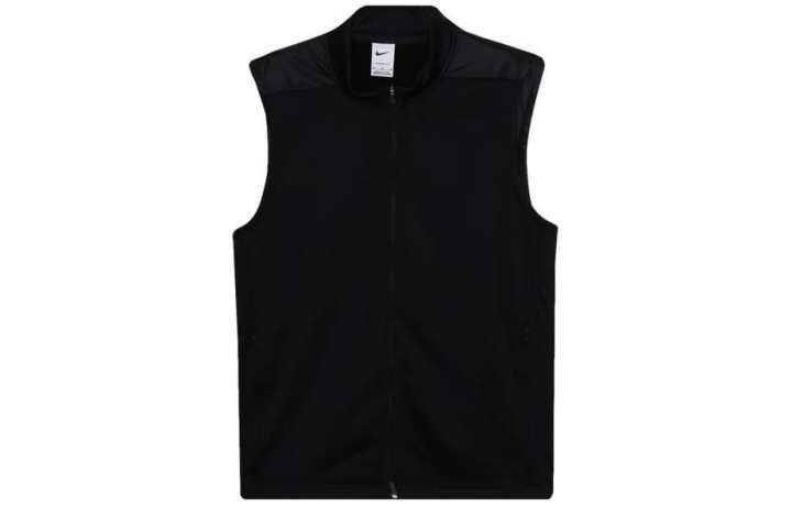 Nike Nike Vests Men's Black Stand Collar Moderate Other