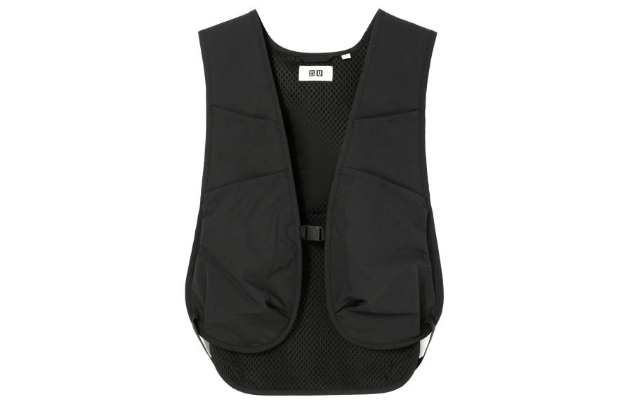 UNIQLO Vests Men's Black Moderate Workwear