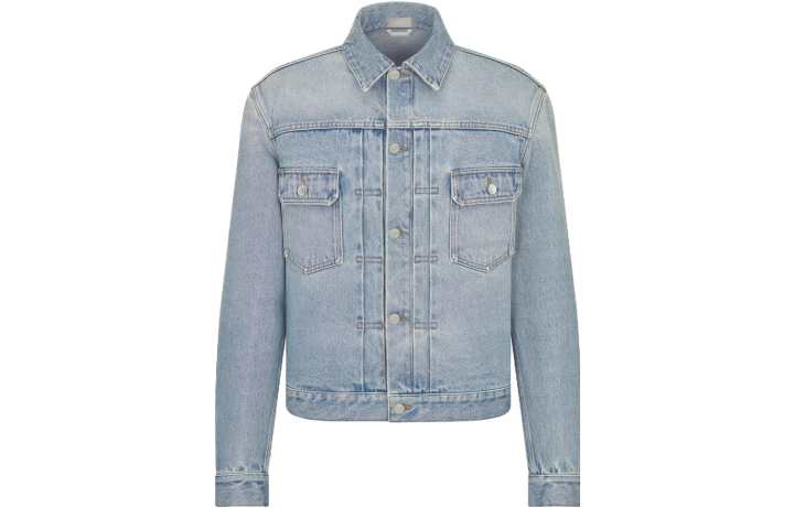 DIOR DIOR FW23 Denim Jacket Men's Light Blue
