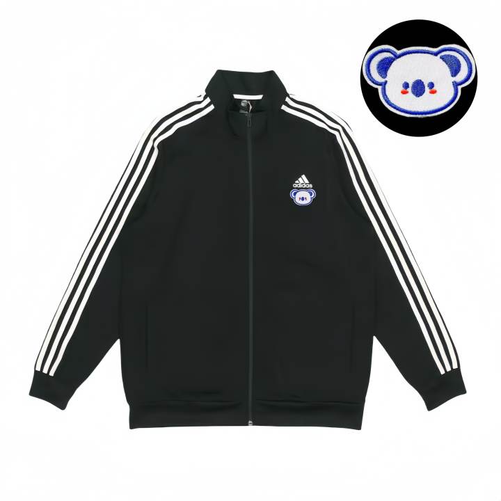 Adidas Adidas Jackets Unisex Black Stand Collar Moderate Pilot