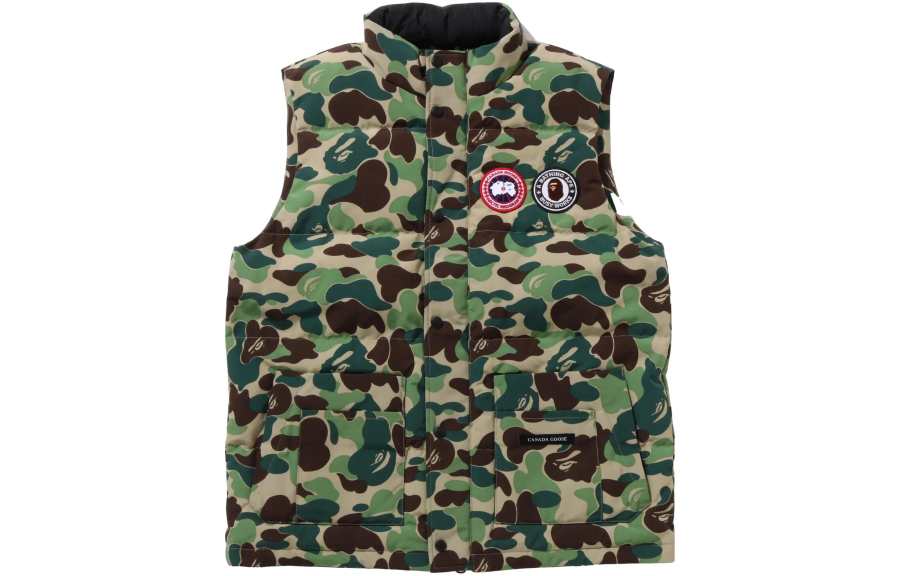 Canada Goose x BAPE FW23 Vest Unisex Green