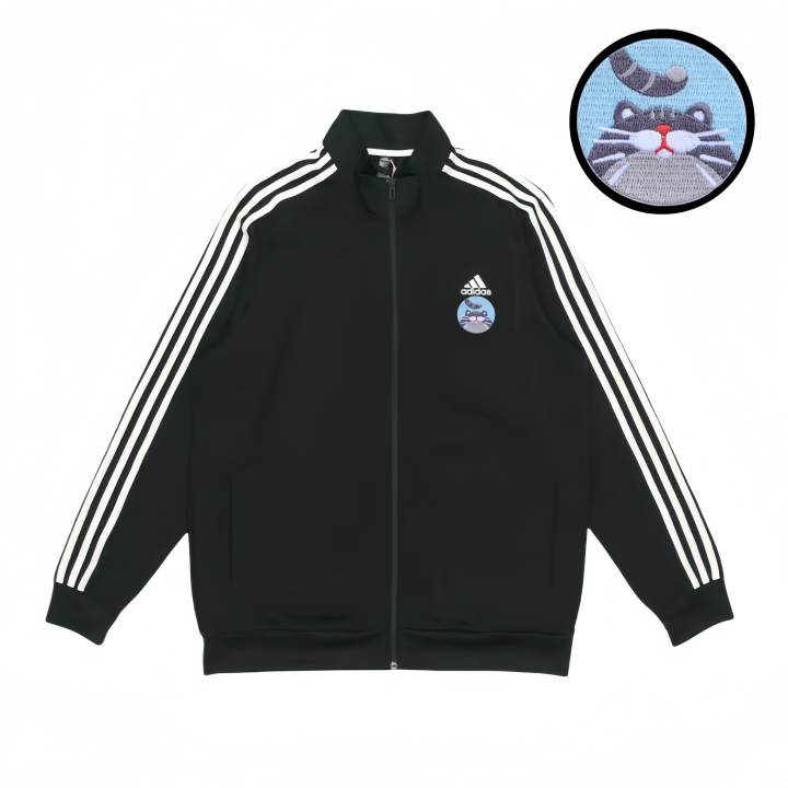 Adidas Adidas Jackets Unisex Black Stand Collar Moderate Pilot