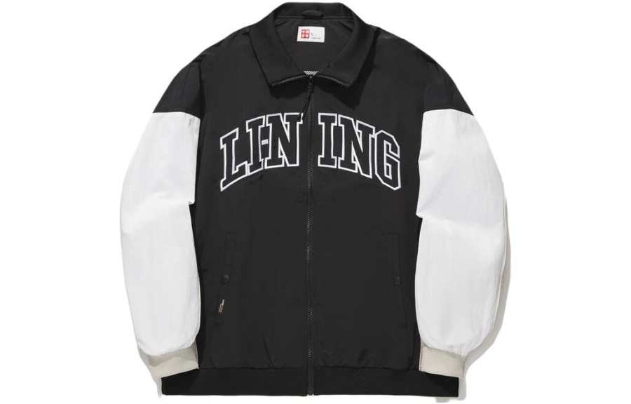 Li-Ning Li Ning Jackets Men's Black Lapel Moderate Other