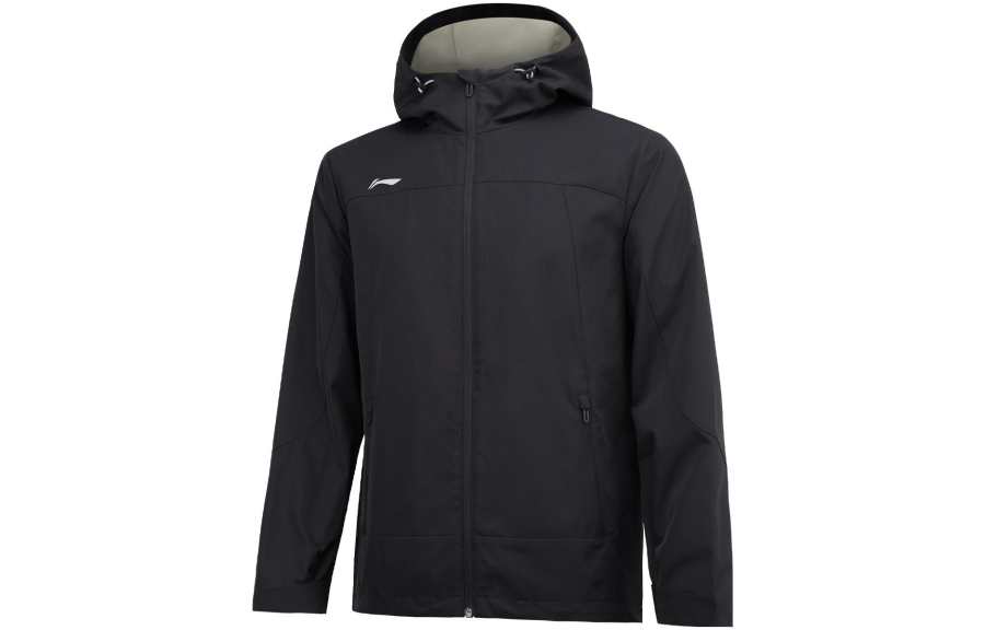 Li-Ning Li Ning Jackets Men's Black Hooded Moderate Other