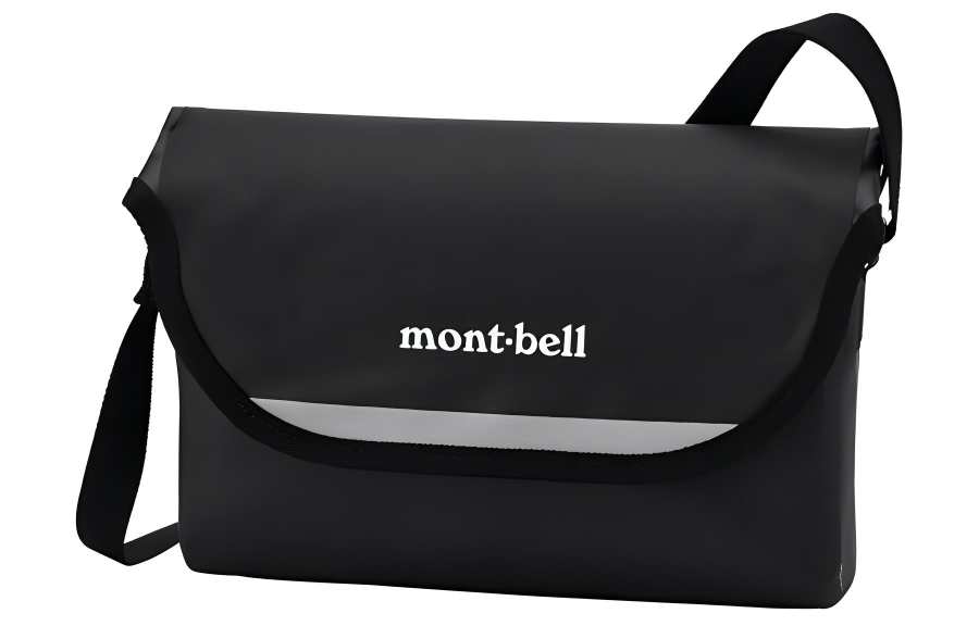 MONTBELL 1.4L Shoulder Bag, Crossbody Bag, Outdoor Bag Nylon Black Unisex