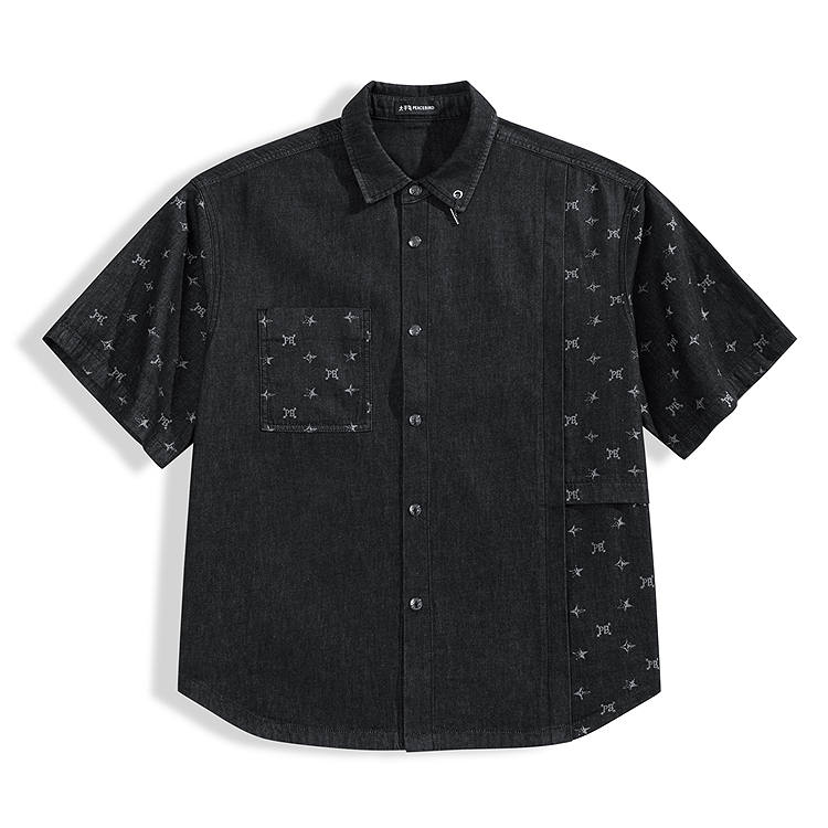 PEACEBIRD MEN Shirt Men's Gray 1