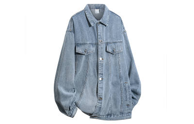 EOOVEN Denim Jackets Unisex Lapel Moderate Other
