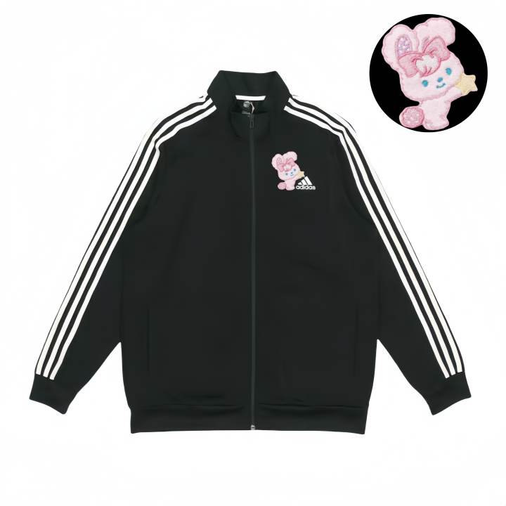 Adidas Adidas Jackets Unisex Black Stand Collar Moderate Pilot
